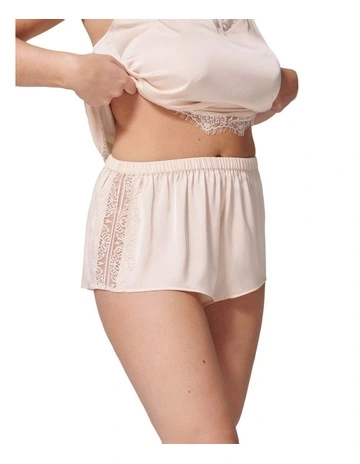 Satin Secrets Night Short in Pink