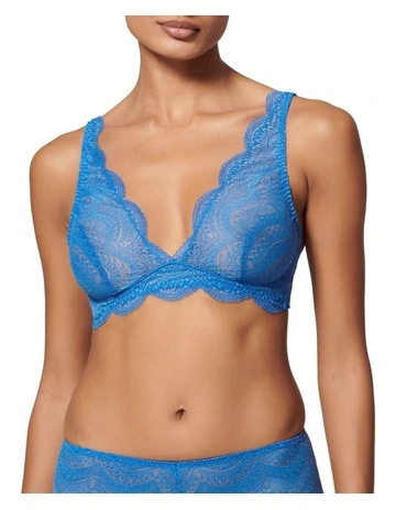 Karma Soft Cup Triangle Bra in Blue
