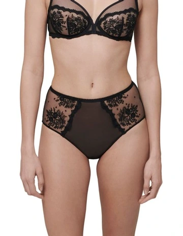 Intrigue Culotte Brief in Black