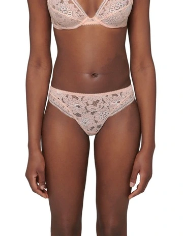 Festive Tanga in Pale Pink