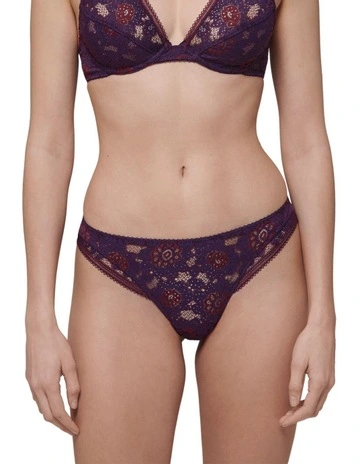 Festive Tanga in Purple