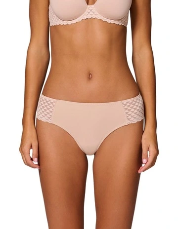 Subtile Low Cut Shorty Brief in Beige