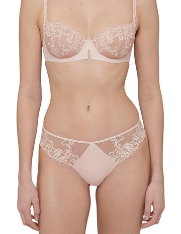 Saga Bikini Brief in Pink Nude