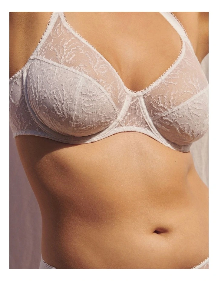 Opaline Full Cup Control Bra in White image 5