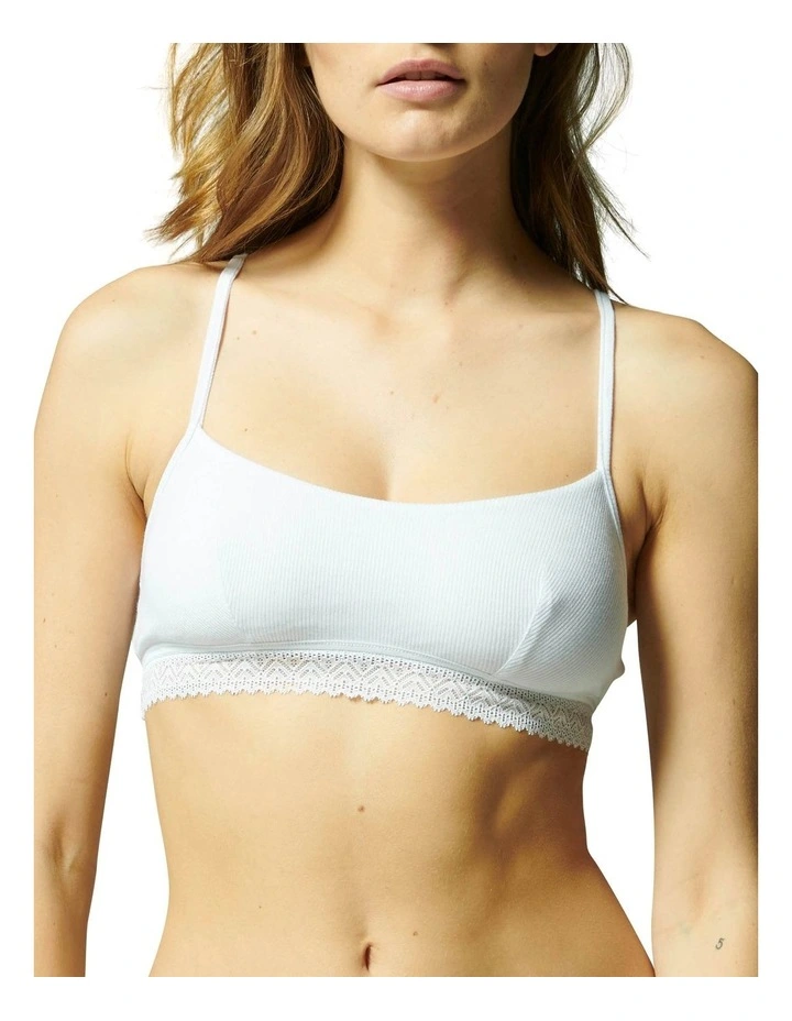 Eugenie Soft Cup Bra in White image 1