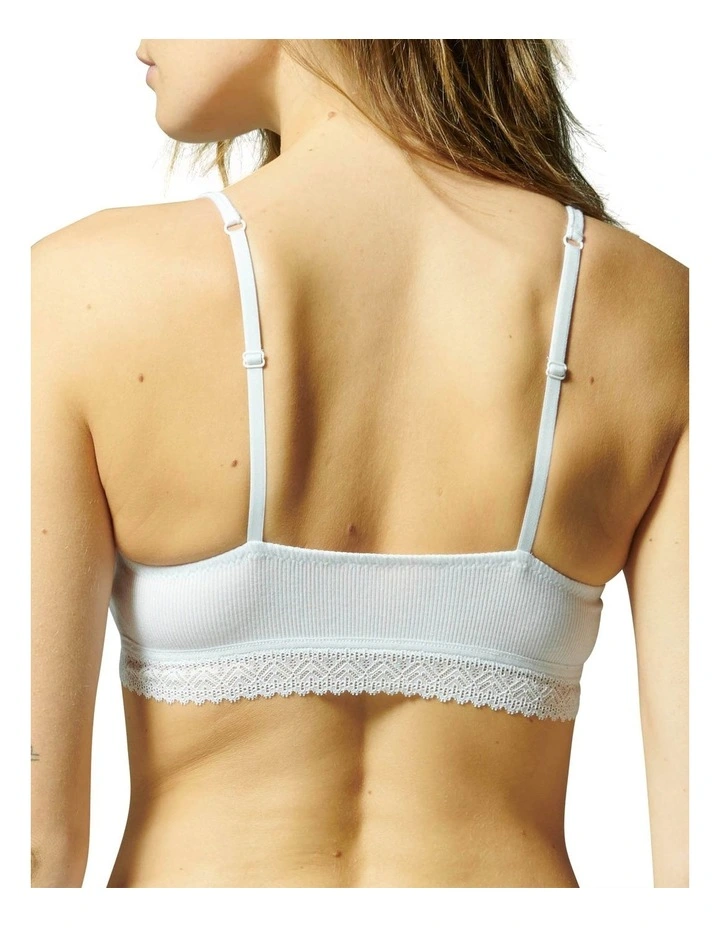 Eugenie Soft Cup Bra in White image 2