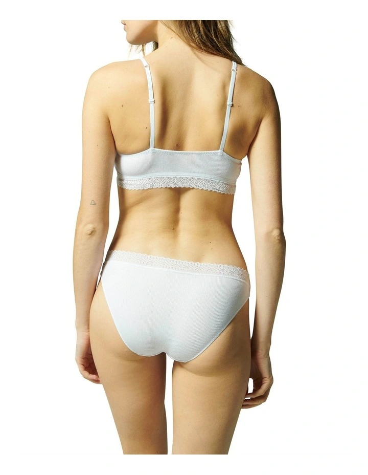 Eugenie Soft Cup Bra in White image 4