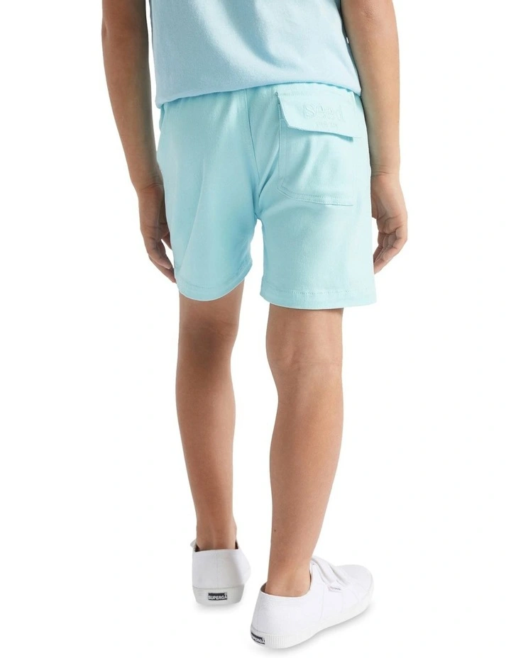 Core Logo Short in Ocean Blue image 3