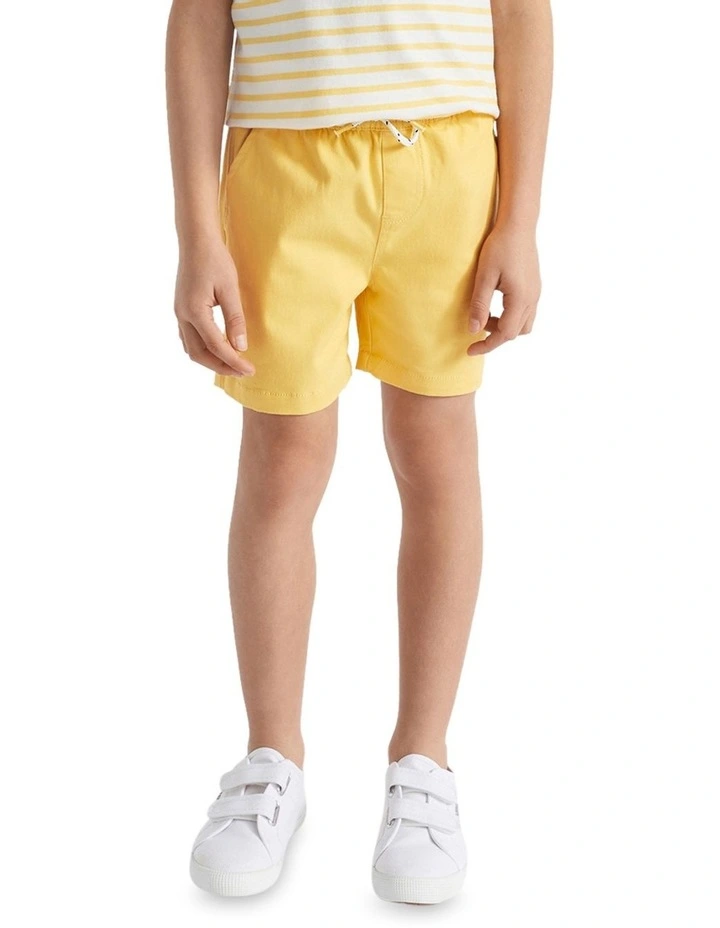 Core Logo Short in Sunshine Yellow image 2