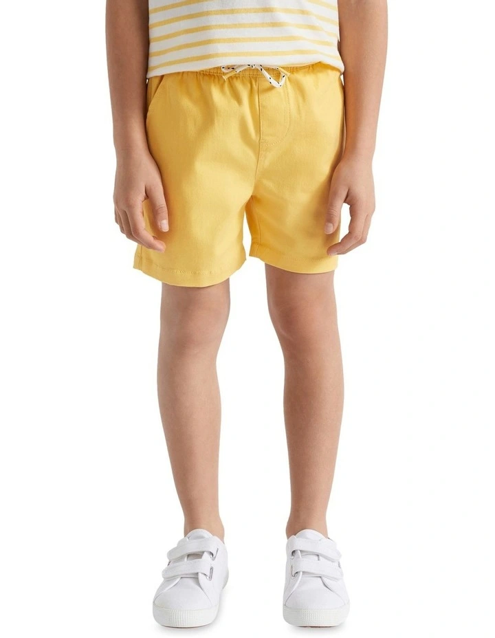 Core Logo Short in Sunshine Yellow image 4
