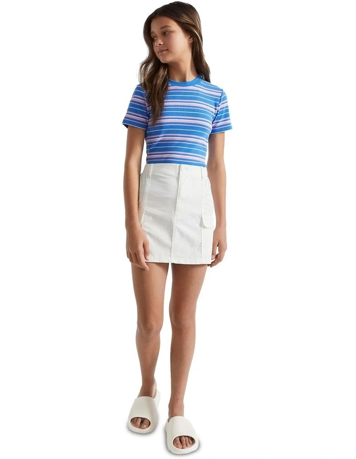 Cargo Skirt in White image 1