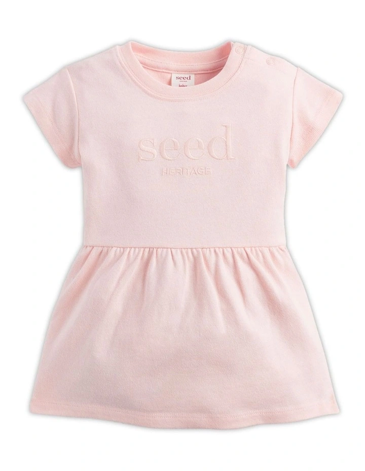 Core Logo Dress in Dusty Rose image 1