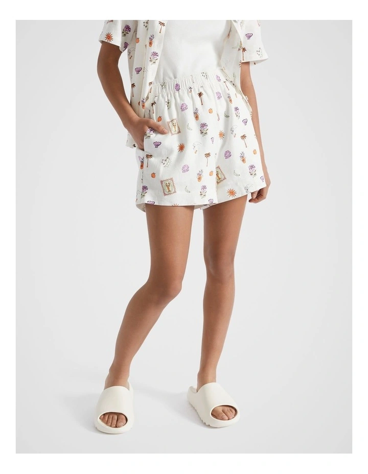 Soleil Short in White image 1