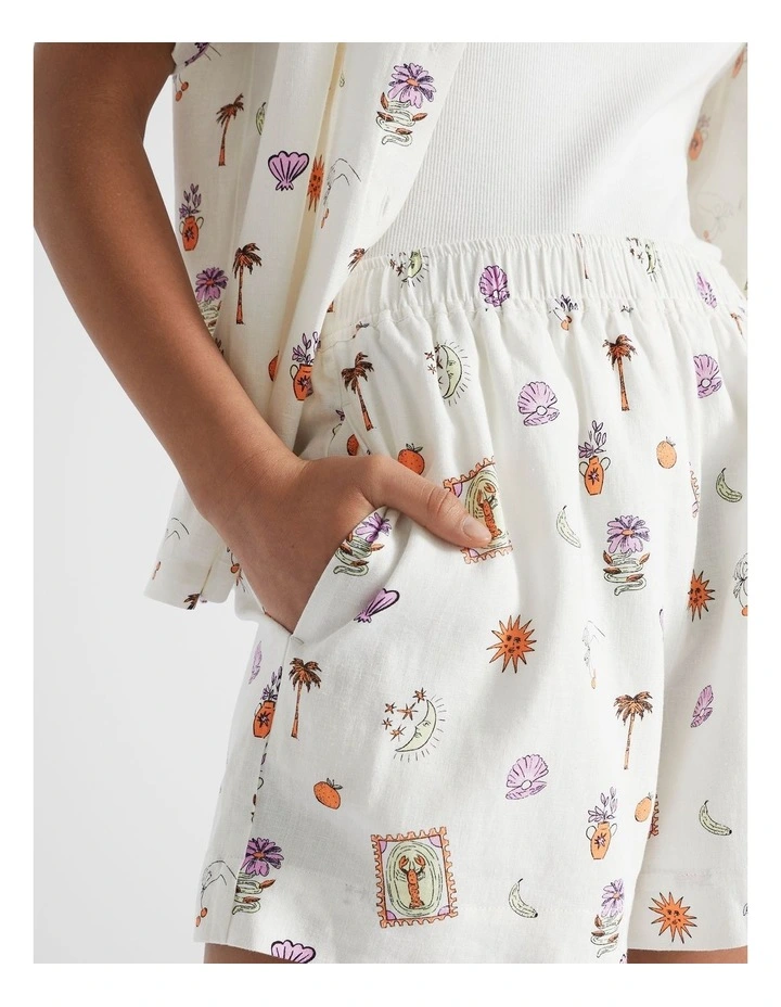 Soleil Short in White image 3