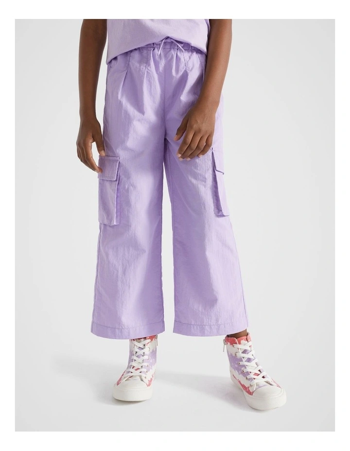 Parachute Cargo Pants in Lavender image 2