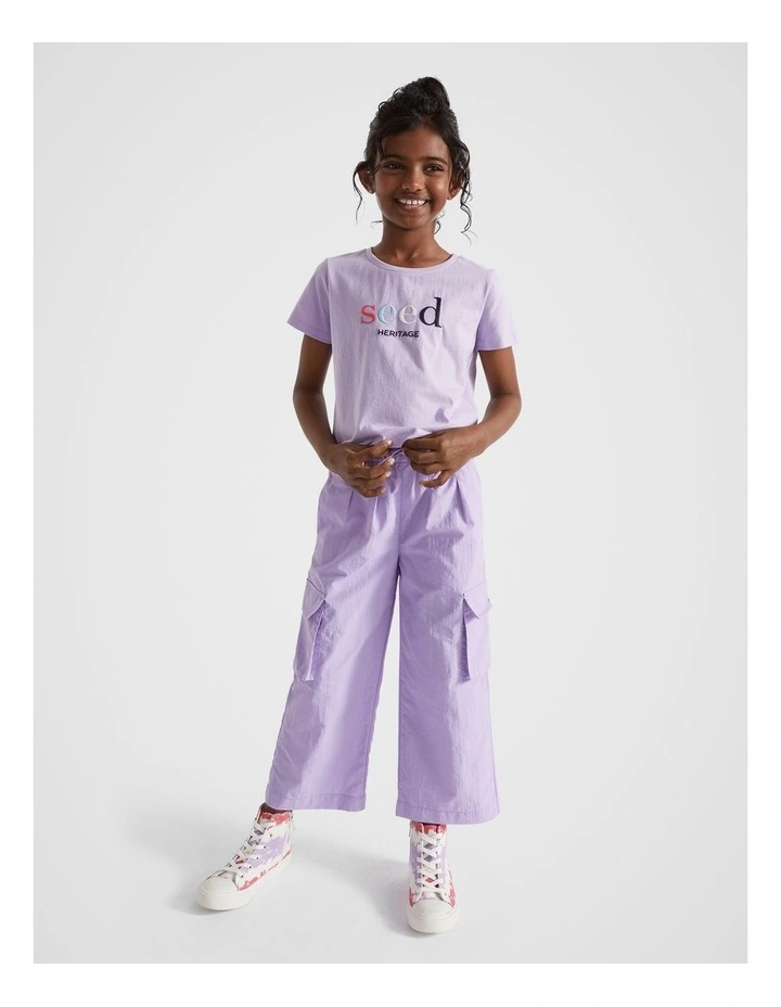 Parachute Cargo Pants in Lavender image 5