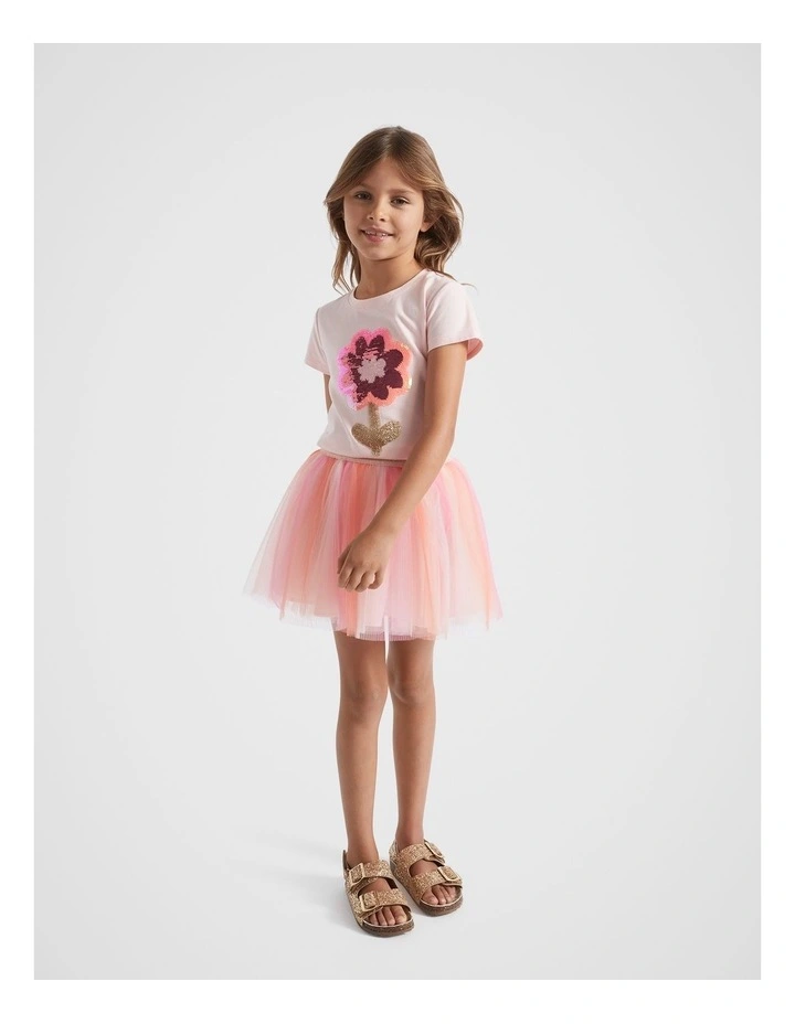 Crinkle Tulle Tutu in Multi image 2