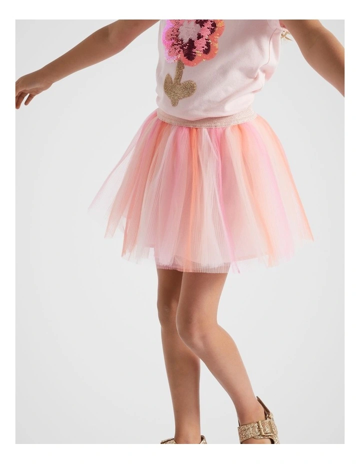 Crinkle Tulle Tutu in Multi image 3