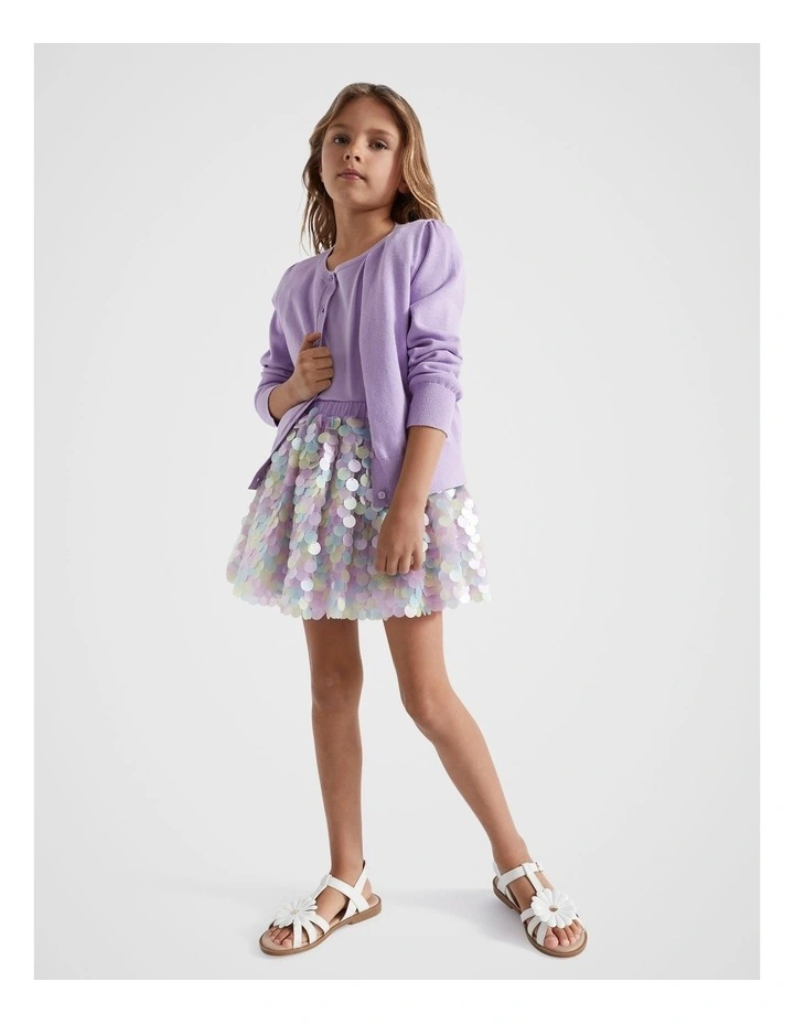 Classic Cardigan in Lavender image 1