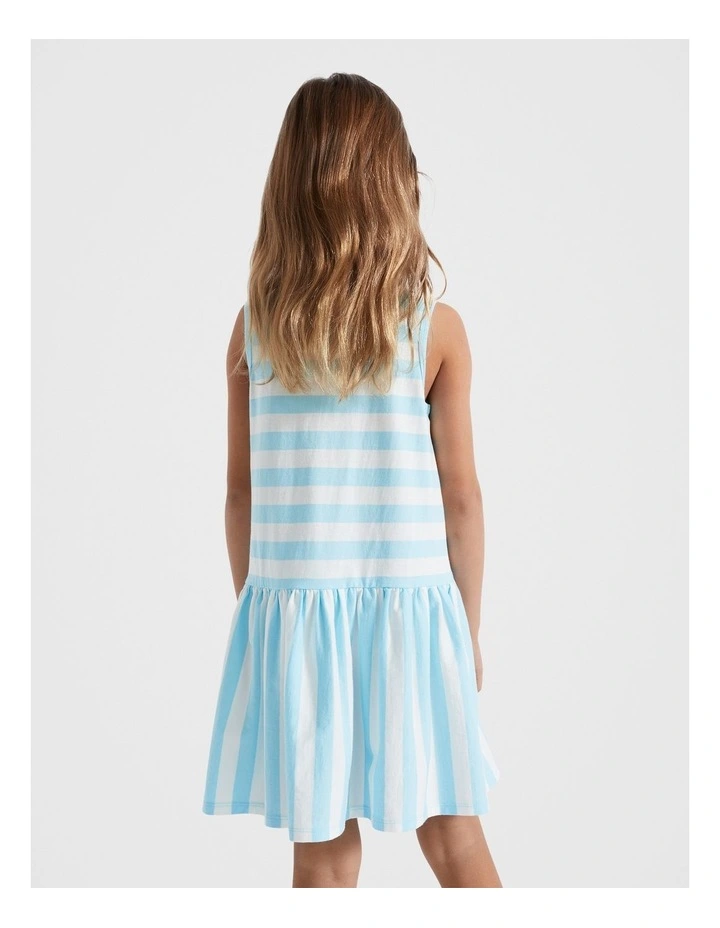 Stripe Tank Dress in Ocean Blue image 3