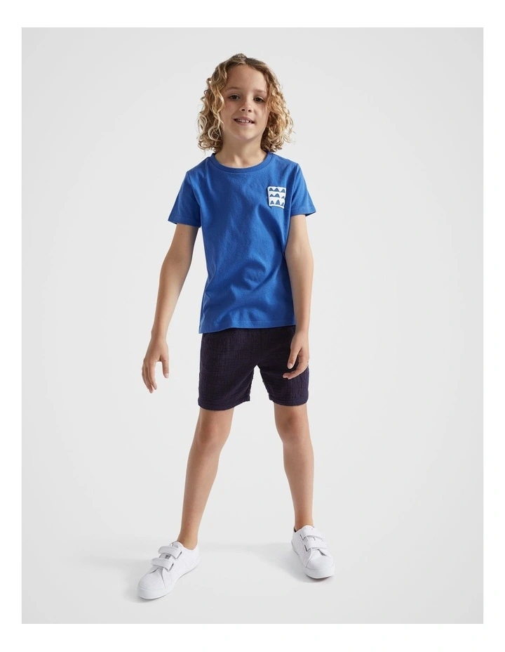 Cheesecloth Shorts in Midnight Blue image 3