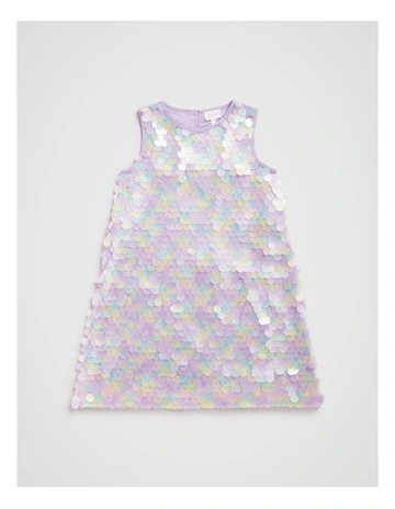Ombre Sequin Dress in Lavender