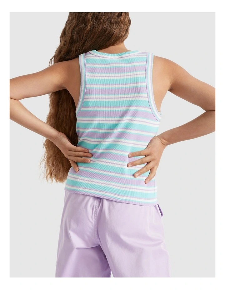 Stripe Rib Tank in Multi image 2