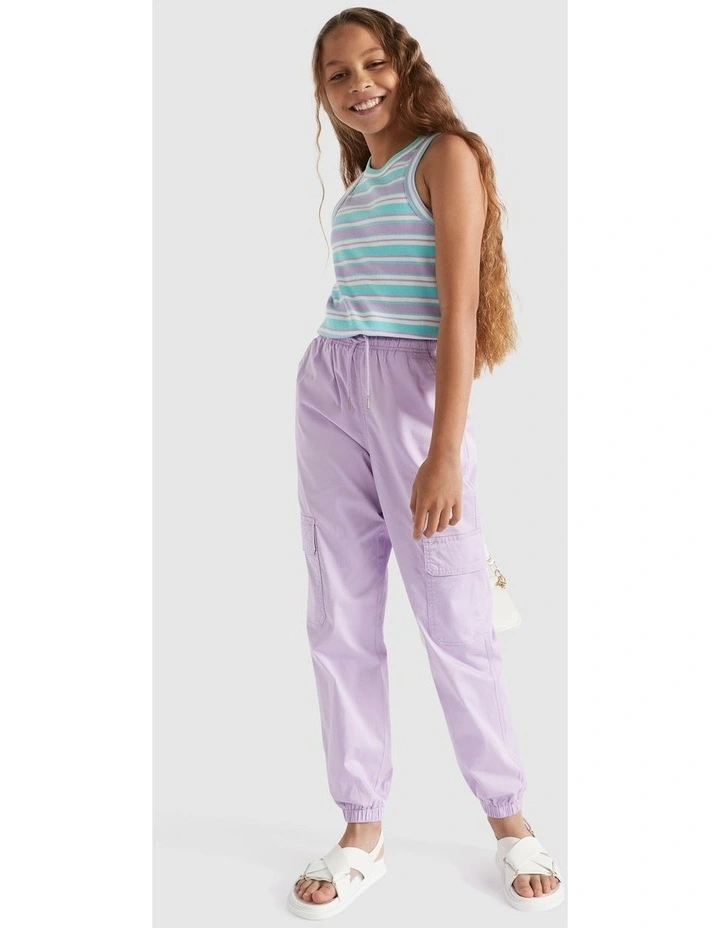 Stripe Rib Tank in Multi image 4