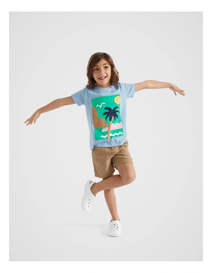 Summer Tee in Blue image 4