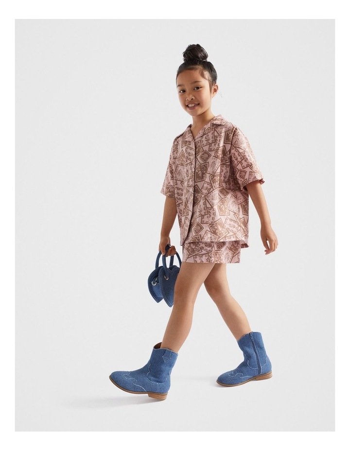 Holiday Shirt in Dusty Rose