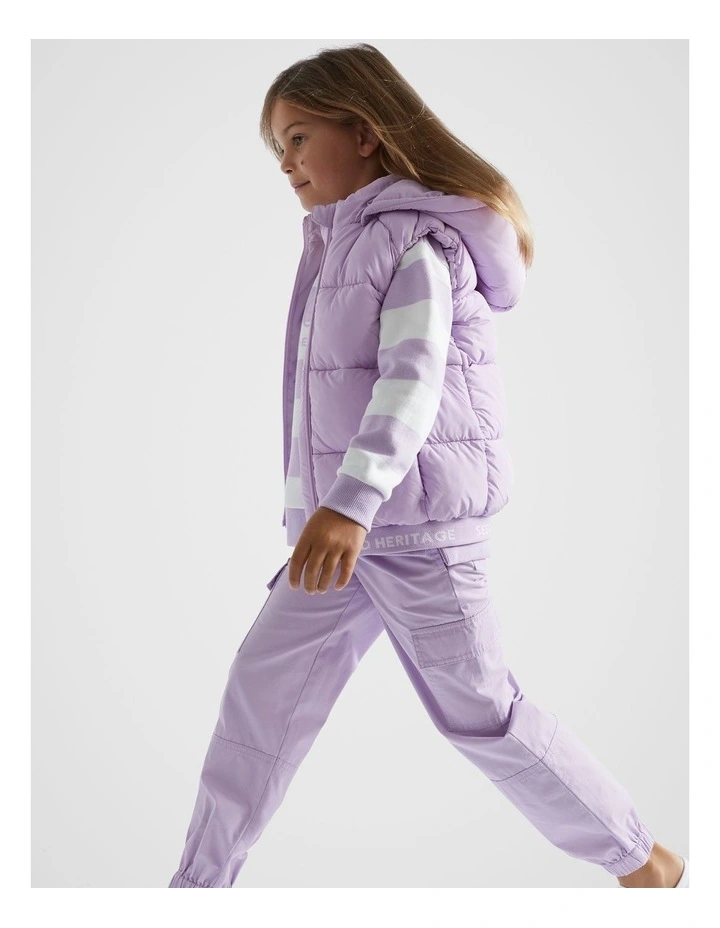 Core Logo Vest in Orchid image 3