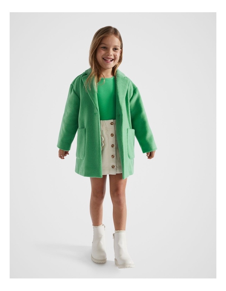 Classic Coat in Apple Green
