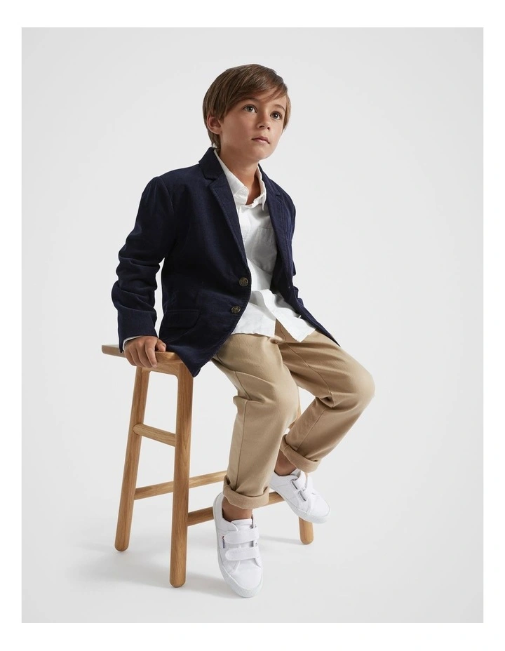 Cord Blazer in Midnight Blue image 1