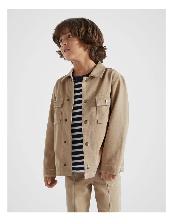 Worker Jacket in Biscotti image 1