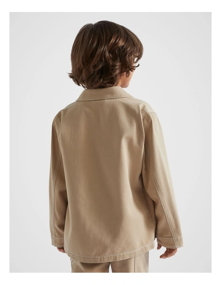 Worker Jacket in Biscotti image 2