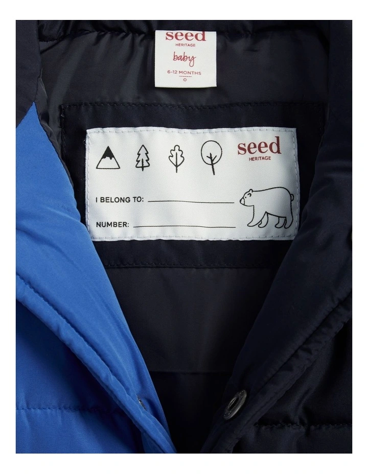 Colourblock Vest in Midnight Blue image 3