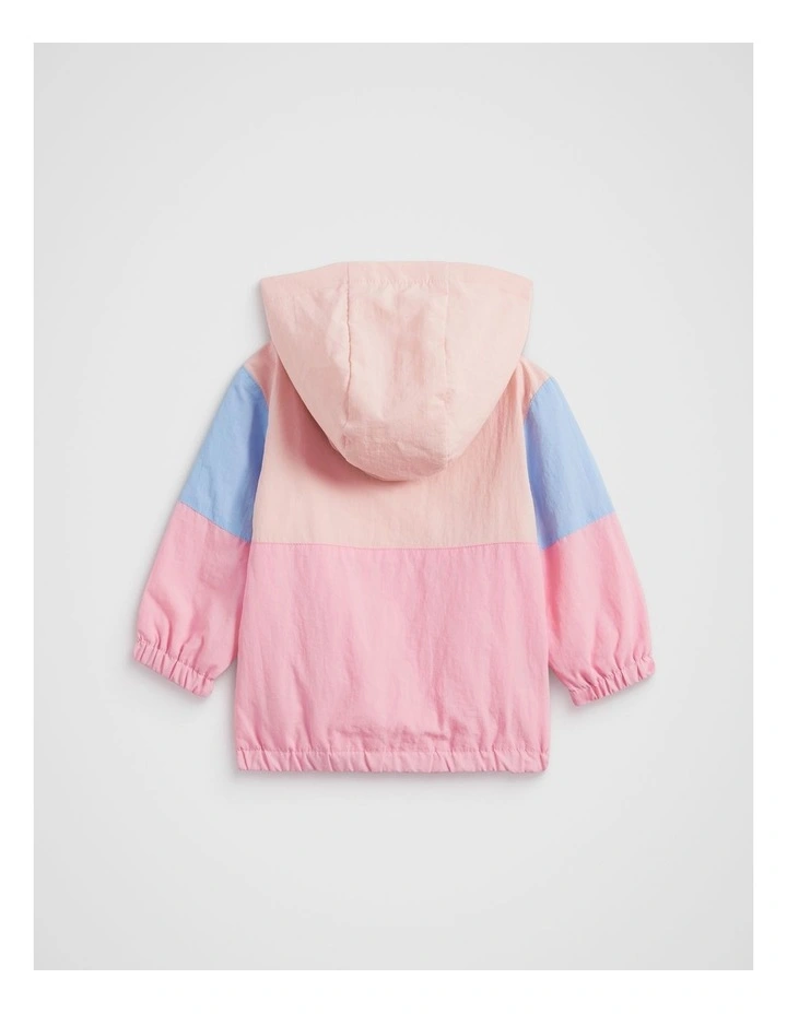 Colourblock Jacket in Dusty Rose image 2
