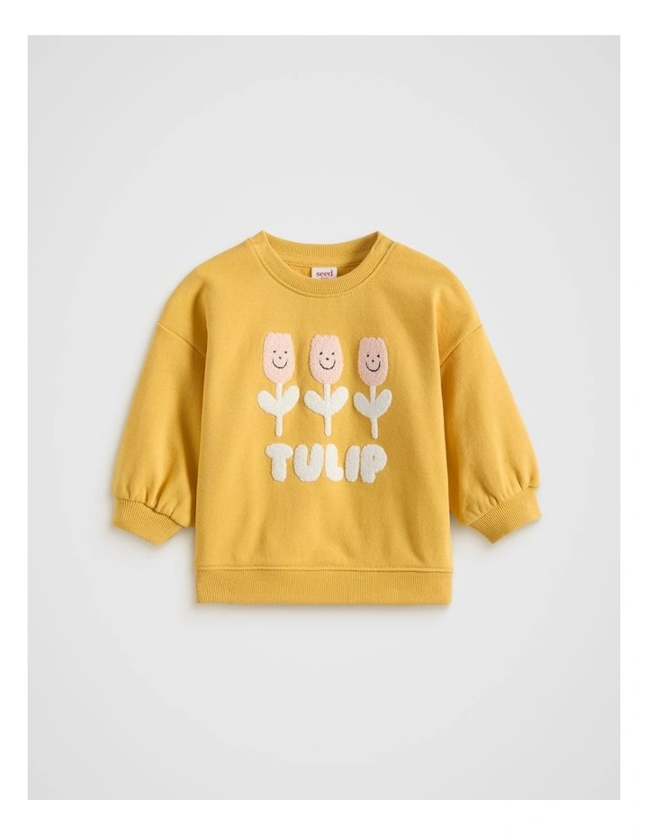 Tulip Sweat Top in Honeycomb image 1