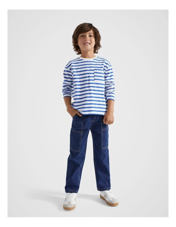 Denim Carpenter Pant in Midnight Indigo image 1