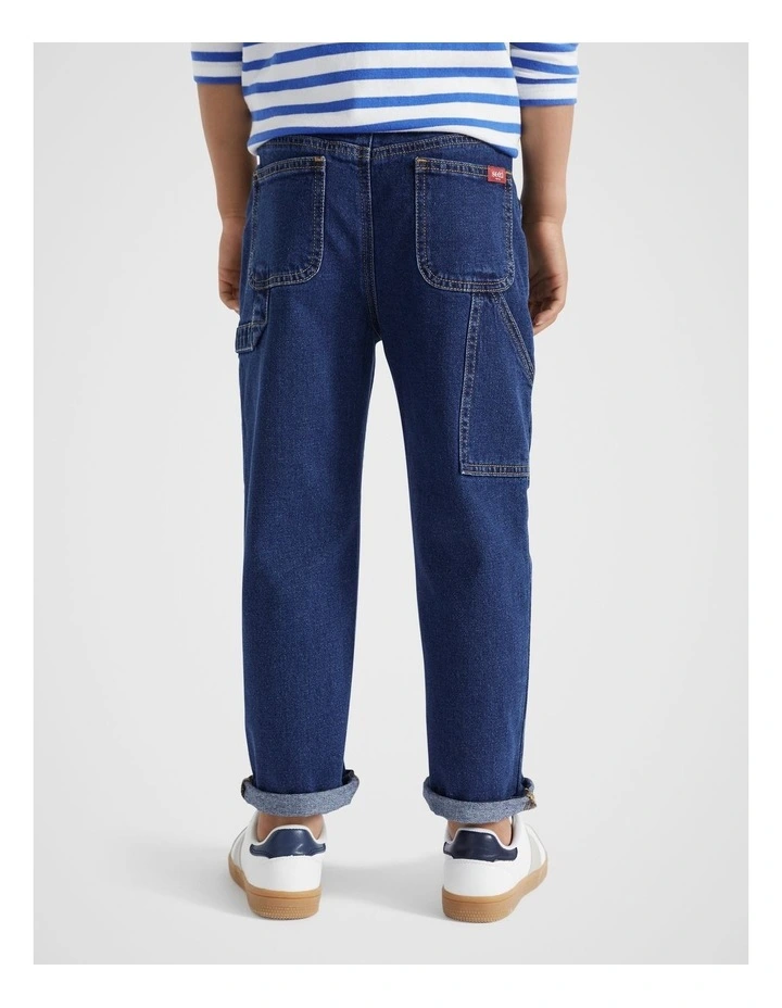 Denim Carpenter Pant in Midnight Indigo image 3