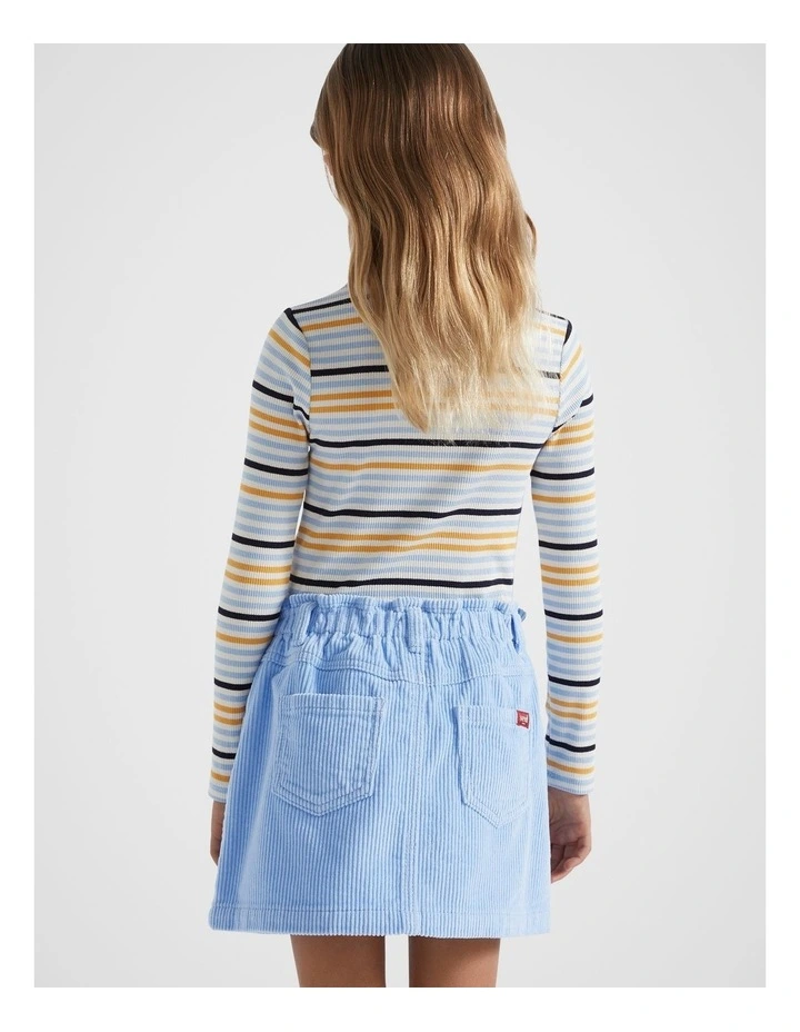 Stripe Rib Tee in Blue Jay image 2