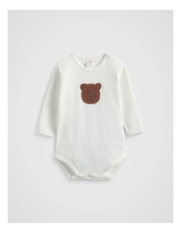 Bear Bodysuit in Canvas image 1