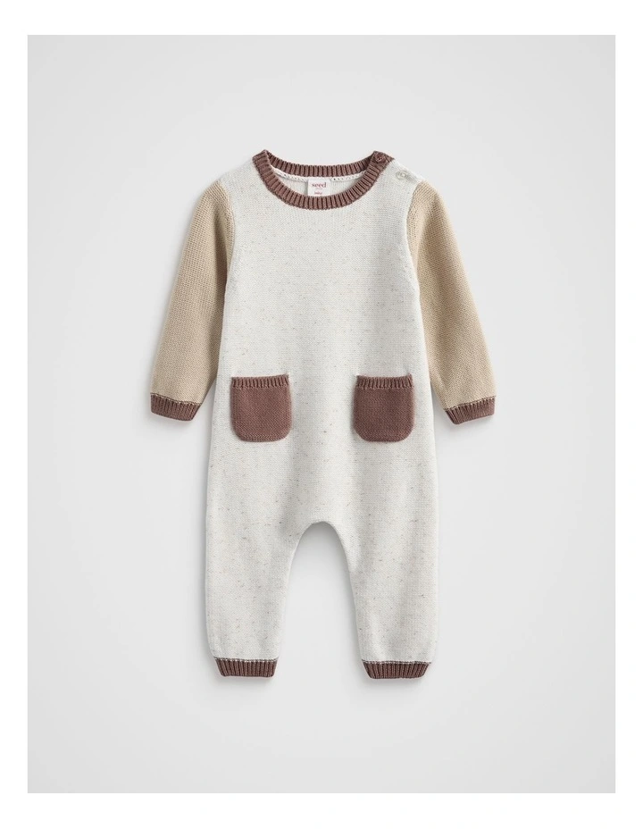 Colourblock Jumpsuit in Multi image 1