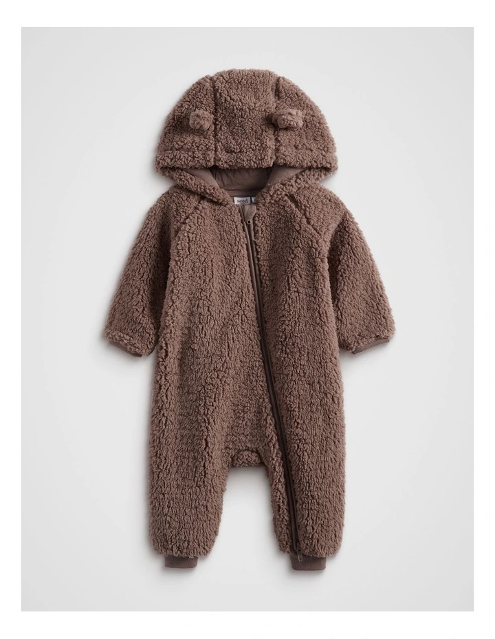 Sherpa Coverall in Teddy image 1