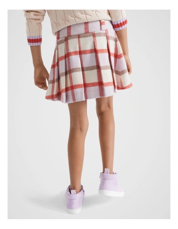 Check Skirt in Orchid image 2
