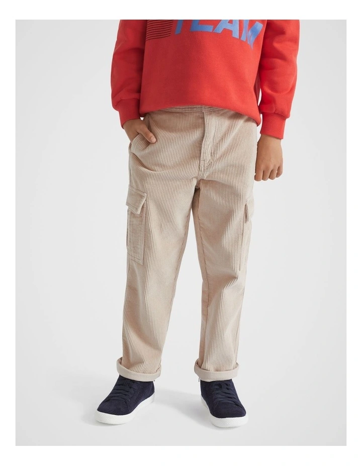 Cord Cargo Pant in Birch image 1