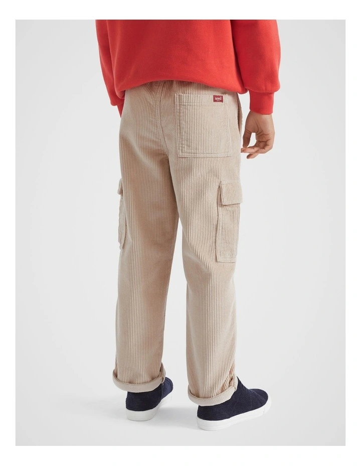 Cord Cargo Pant in Birch image 3