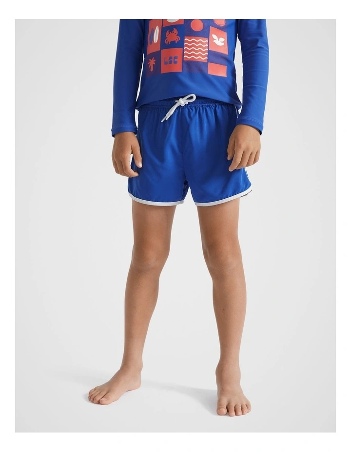 Colourblock Boardshort in Cobalt Blue image 1