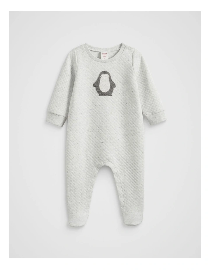 Penguin Jumpsuit in Icy Marle image 1