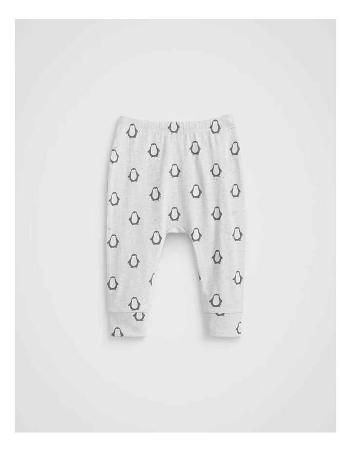Mini Penguin Legging in Icy Marle image 1